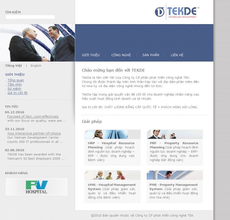 Tekde – Website