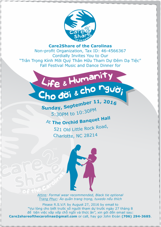 Care2Share of the Carolinas – backdrops