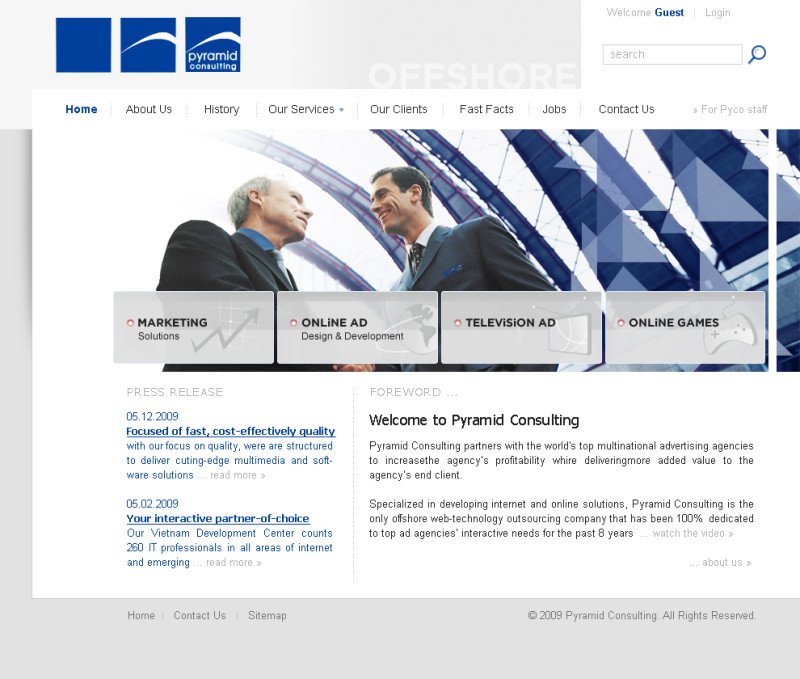 Pyramid Consulting Website Proposal
